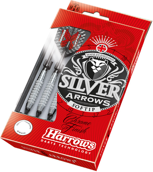 Šipky Harrows - SOFTIP SILVER ARROW 18 gram