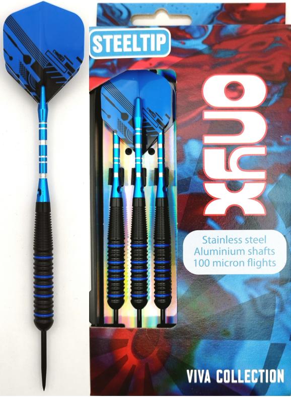 Šipky Powerdart  STEEL ONYX-BLUE 22 gr.