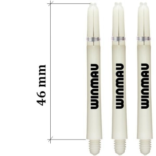 Násadky na šipky Winmau Nylon dlouhé natural 46 mm