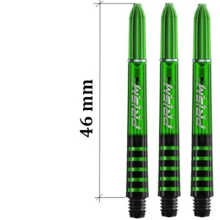 7020-205 Násadky na šipky Winmau Prysm dlouhé zelené 46 mm