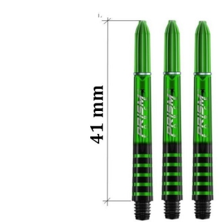 7020-405 Násadky na šipky Winmau Prysm midi zelené 41 mm