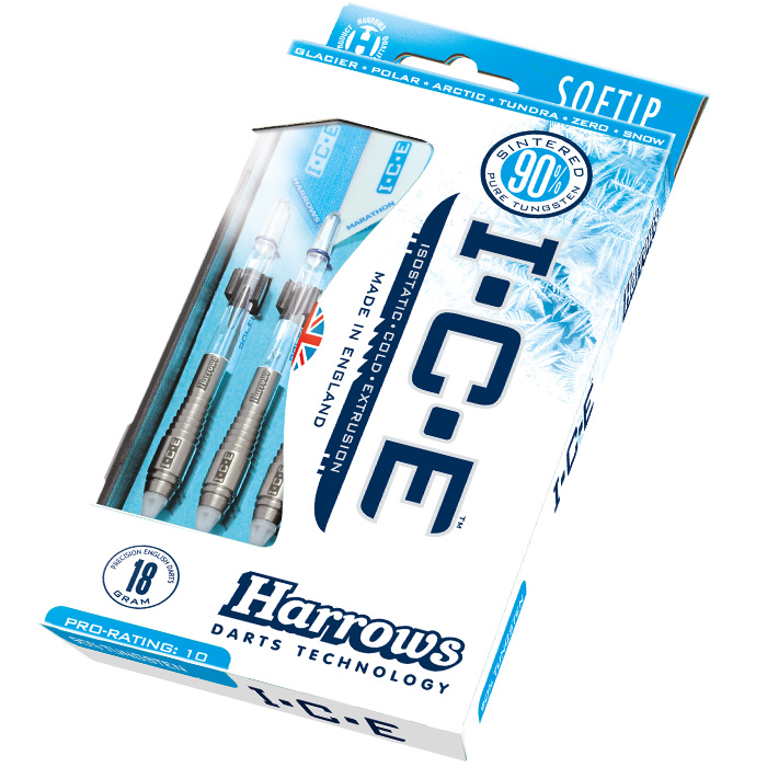 Šipky Harrows - SOFTIP ICE ALPINE T90% 18 gram