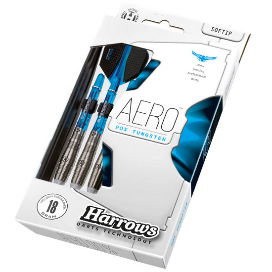 Šipky Harrows - SOFTIP AERO STYLE C T90% 18 gram