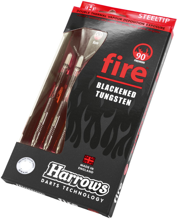 Šipky Harrows - STEELTIP FIRE T90%  25 gram