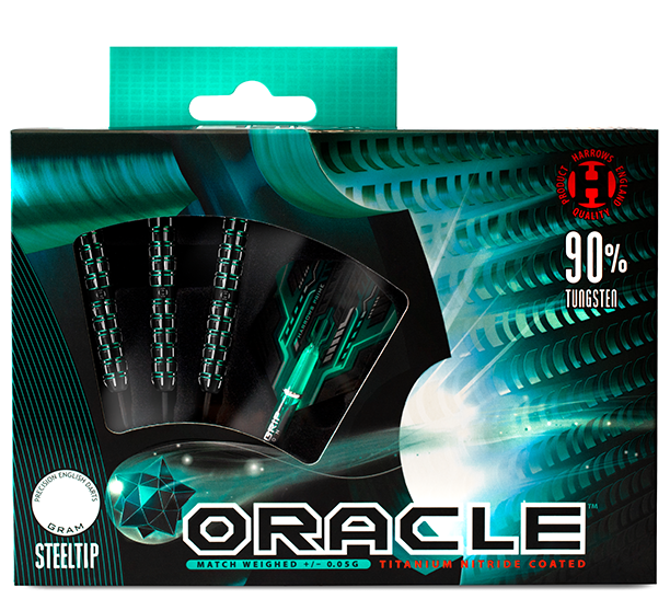 Šipky Harrows - STEELTIP ORACLE T90%  23 gram