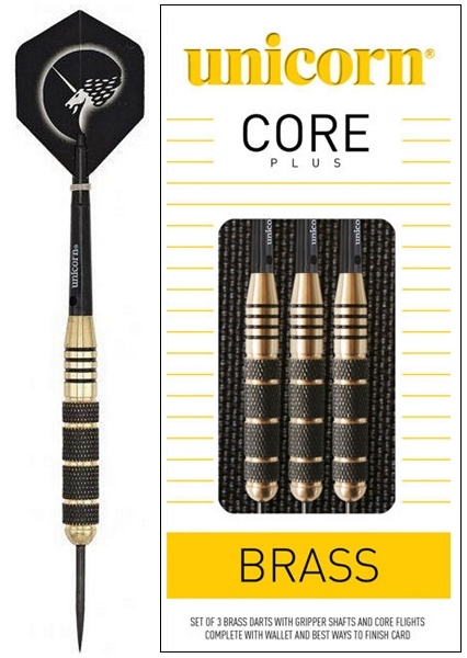8642  Šipky Unicorn CORE PLUS BRASS 23 gr.