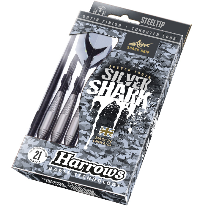 Šipky Harrows - STEELTIP SILVER SHARK 23 gram