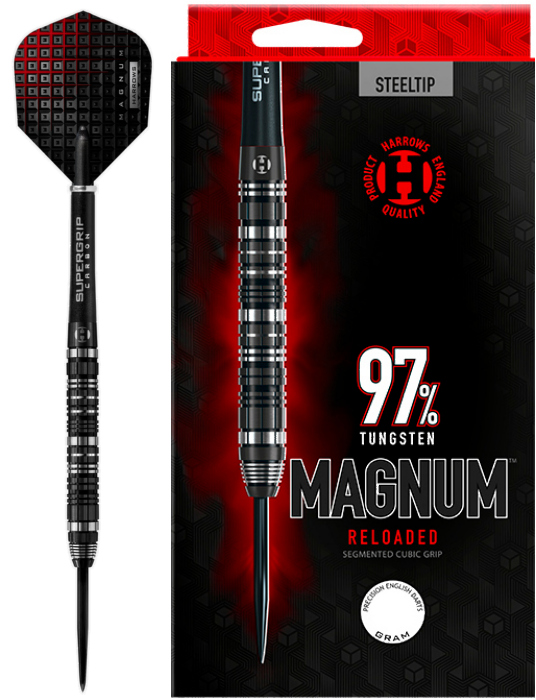Šipky Harrows Steeltip Magnum Reloaded Tungsten 97% 24 gram