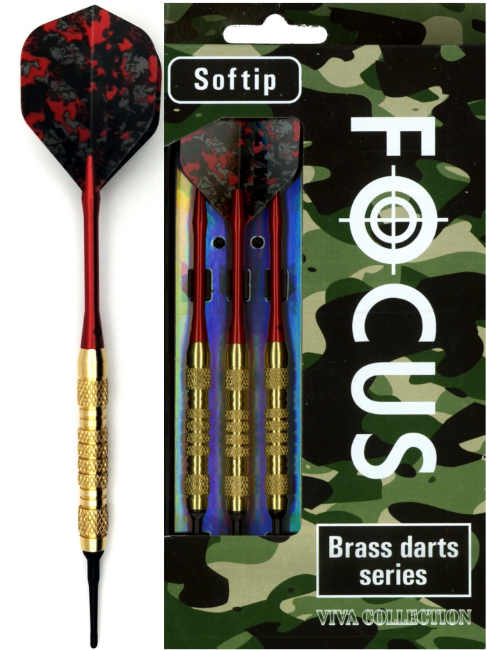 ŠIPKY POWERDART FOCUS-RED 17 gr.