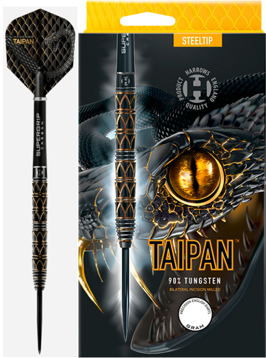 Šipky Harrows Steeltip TAIPAN Tungsten 90% 23 gram