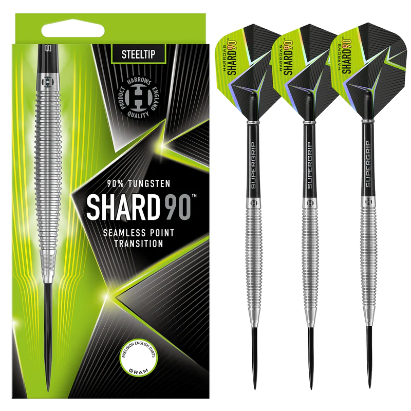 Šipky Harrows - STEELTIP SHARD T90%  23 gram