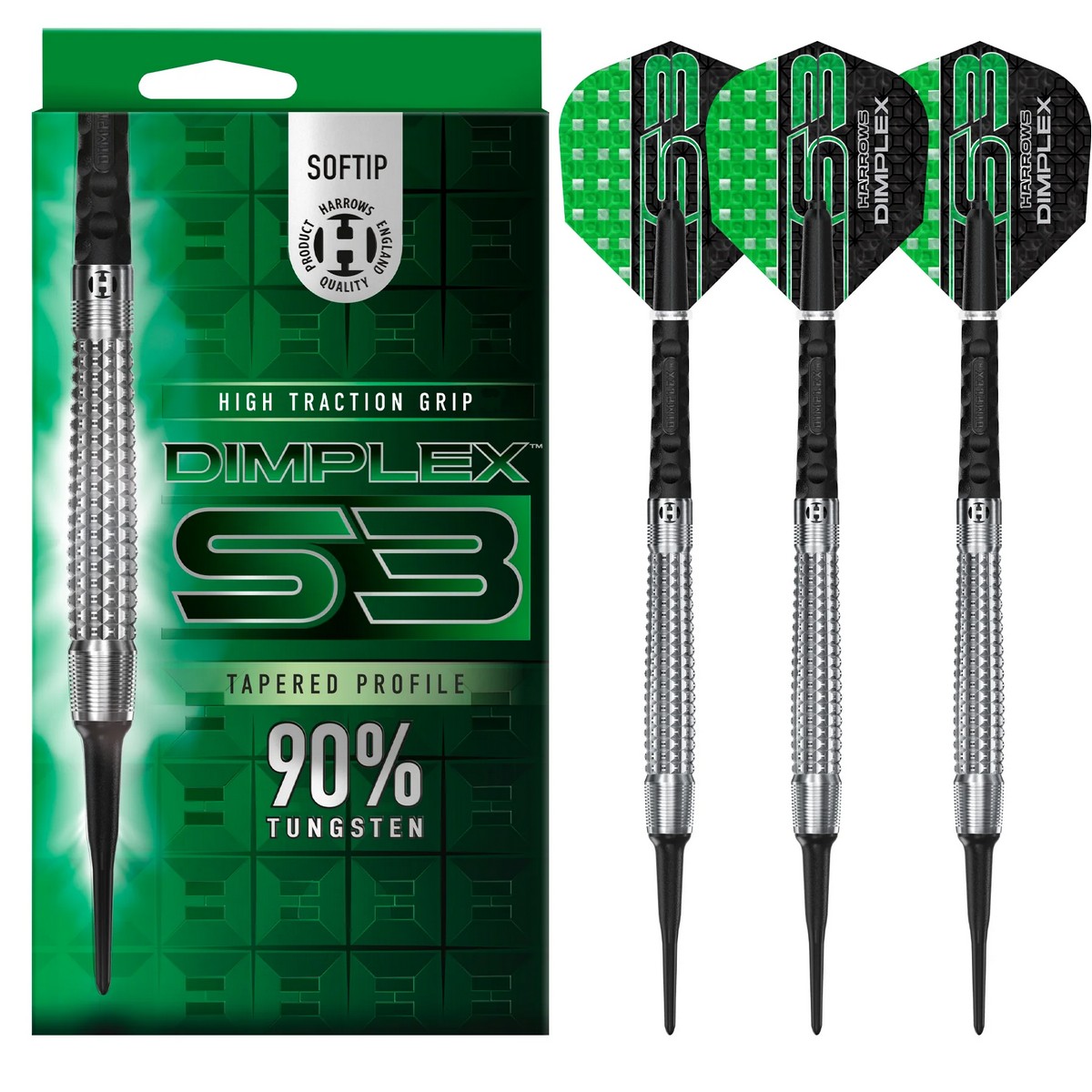 Šipky Harrows-SOFTIP DIMPLEX TEPARED 90% 20 gr.