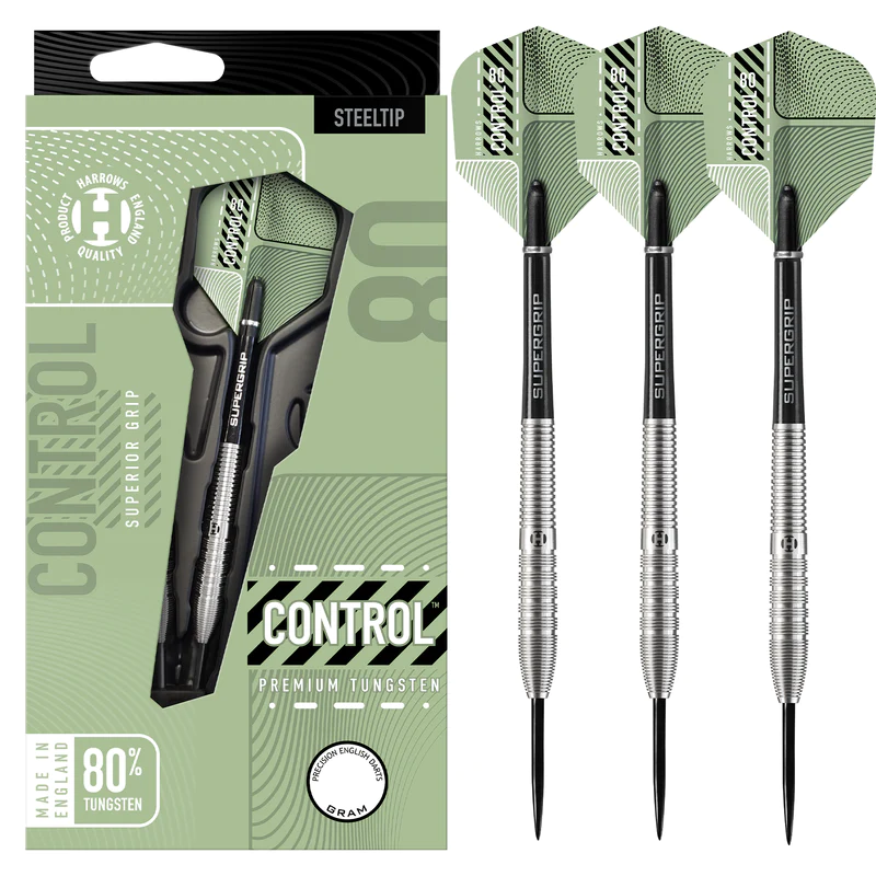 Šipky Harrows - STEELTIP CONTROL TAPERED 80%  21 gram