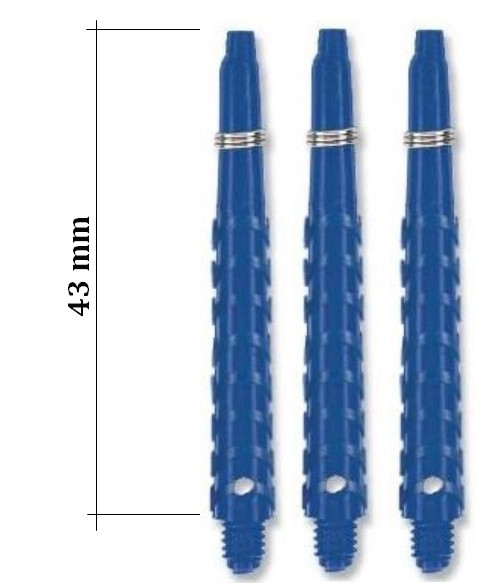 78681-Násadky GRIPPER GT DLOUHÉ MODRÉ 43 mm