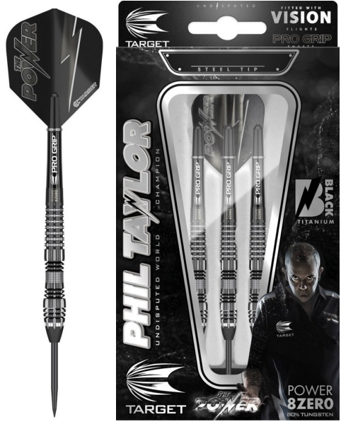 190003-POWER 8 ZERO BLACK TITANIUM 21 gram