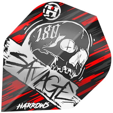 Letky Harrows SAVAGE ČERVENÉ