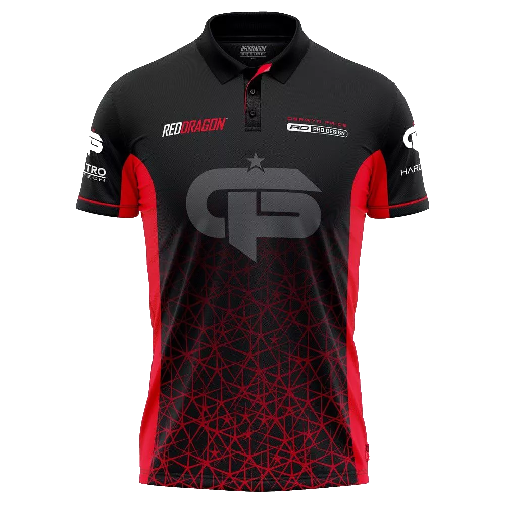 DRES Gerwyn Price X0829 velikost "L" ČERVENÝ