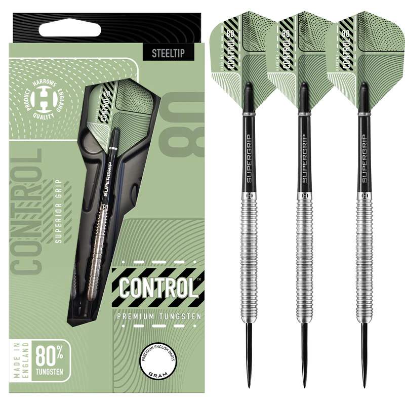 Šipky Harrows - STEELTIP CONTROL PARALEL  80%  22 gram