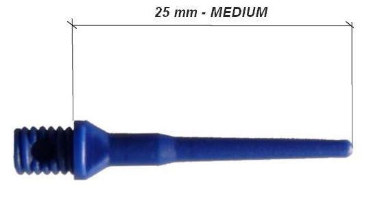 HROTY TUFLEX 1000 ks - MODRÉ 2,5 cm