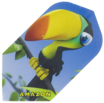 Letky na sipky AMAZON CARTOON TUKAN SLIM