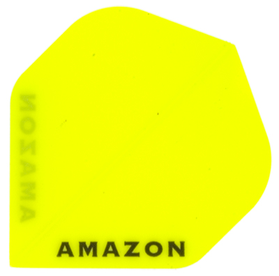 Letky na šipky AMAZON STANDARD žlutá