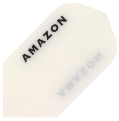 Letky na šipky AMAZON SLIM bílá