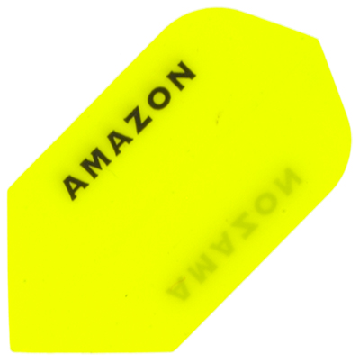 Letky na šipky AMAZON SLIM žlutá