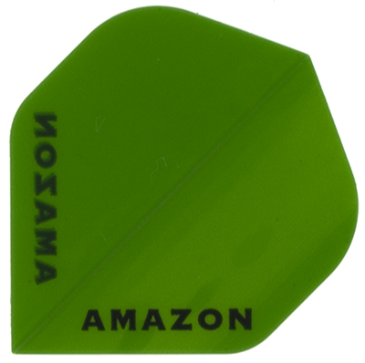 Letky na šipky AMAZON STANDARD zelená