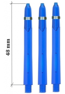 GLOW - POWERDART - MEDIUM - Modré 48 mm
