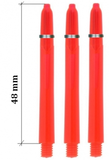 GLOW - POWERDART - MEDIUM - Světlé-červené 48 mm
