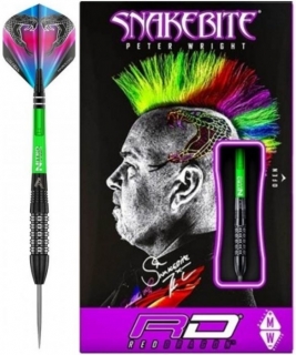 Šipky Red Dragon 1976 Peter Wright Black Strike 90% tungsten 24 gram