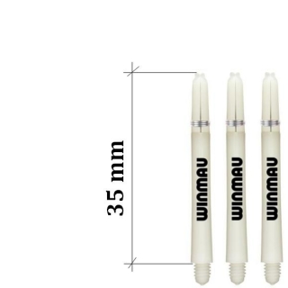 Násadky na šipky Winmau Nylon krátké natural 35 mm