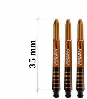 Násadky na šipky Winmau Prysm krátké oranžové 35 mm