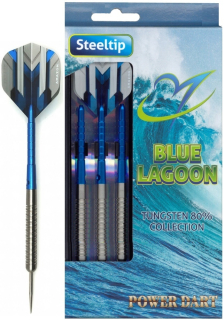 Šipky Powerdart  STEEL BLUE LAGOON 90% TUNGSTEN 24 gram