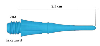 HROTY QUATRO 50 ks - MODRÉ 2,5 cm