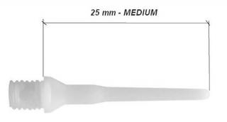 HROTY TUFLEX 50 ks  - BÍLÉ  2,5 cm