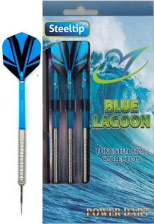 Šipky Powerdart  STEEL BLUE LAGOON 90% TUNGSTEN 22 gram
